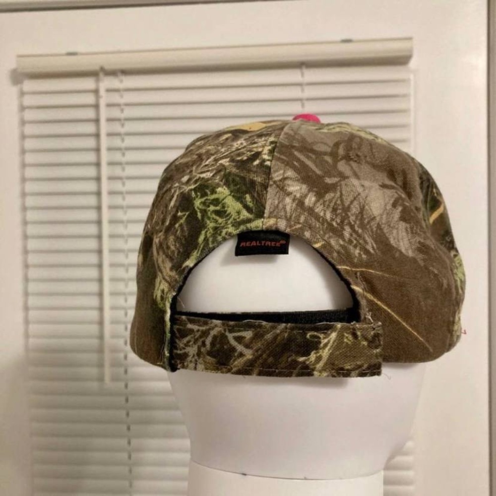 Pink Camo Distressed Cap - Picture 3 of 7